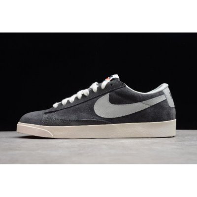 Nike Blazer Low Prm Vintage Gri Kaykay Ayakkabı Türkiye - ZN0FU7PS